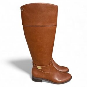 Charter Club Ladies Johannes Knee-high Boots in Cognac Size 6.5  LIKE NEW!!!